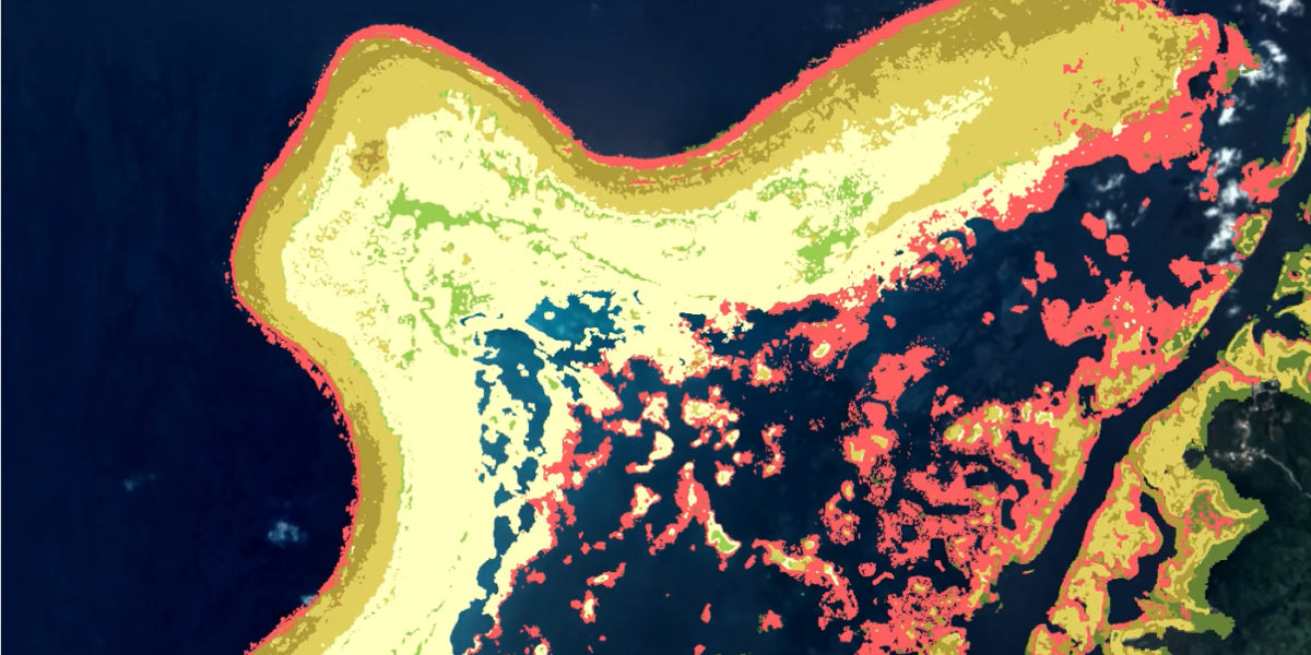 Benthic habitat map